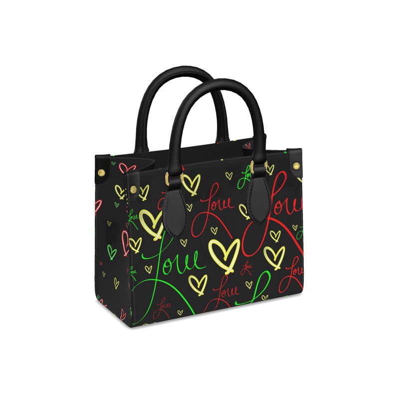 LoveAriElle | Mini | Red/Yellow/Green | Leather | Gold