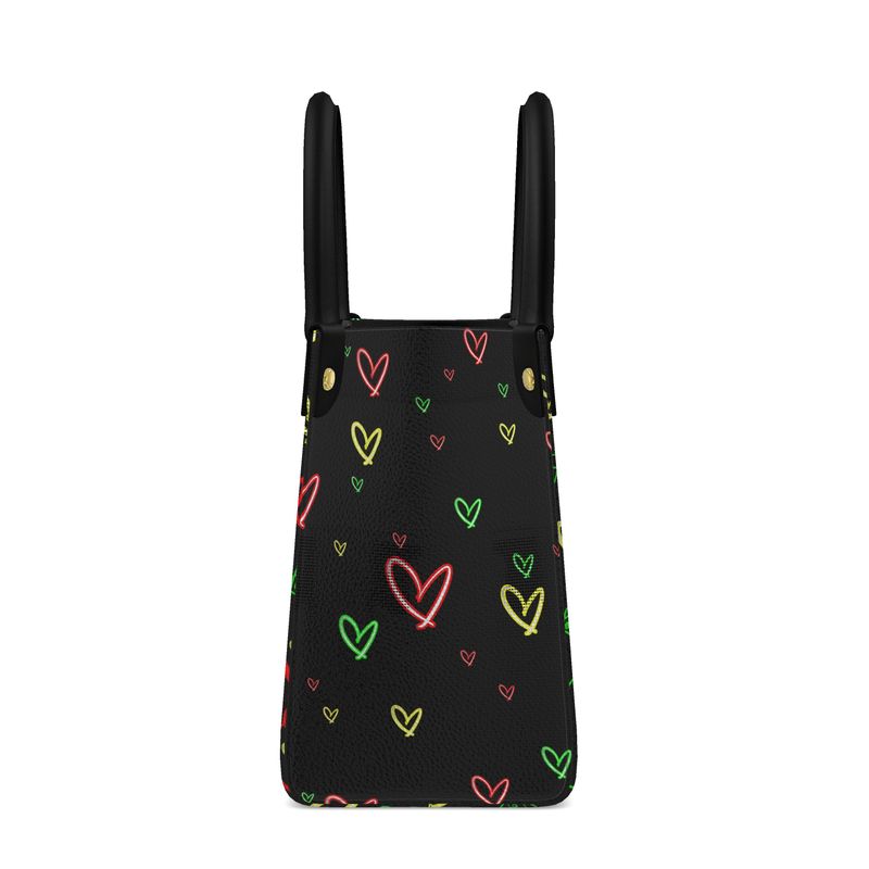 LoveAriElle | Mini | Red/Yellow/Green | Leather | Gold