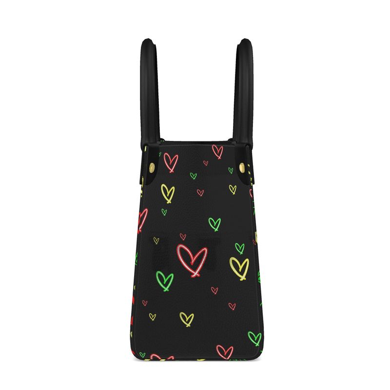 LoveAriElle | Mini | Red/Yellow/Green | Leather | Gold