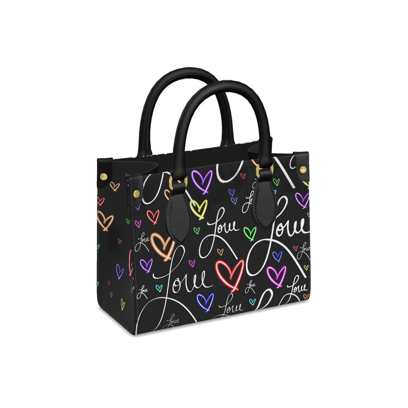 LoveAriElle | Mini Shopper Bag | Multi Color | Leather | Gold |