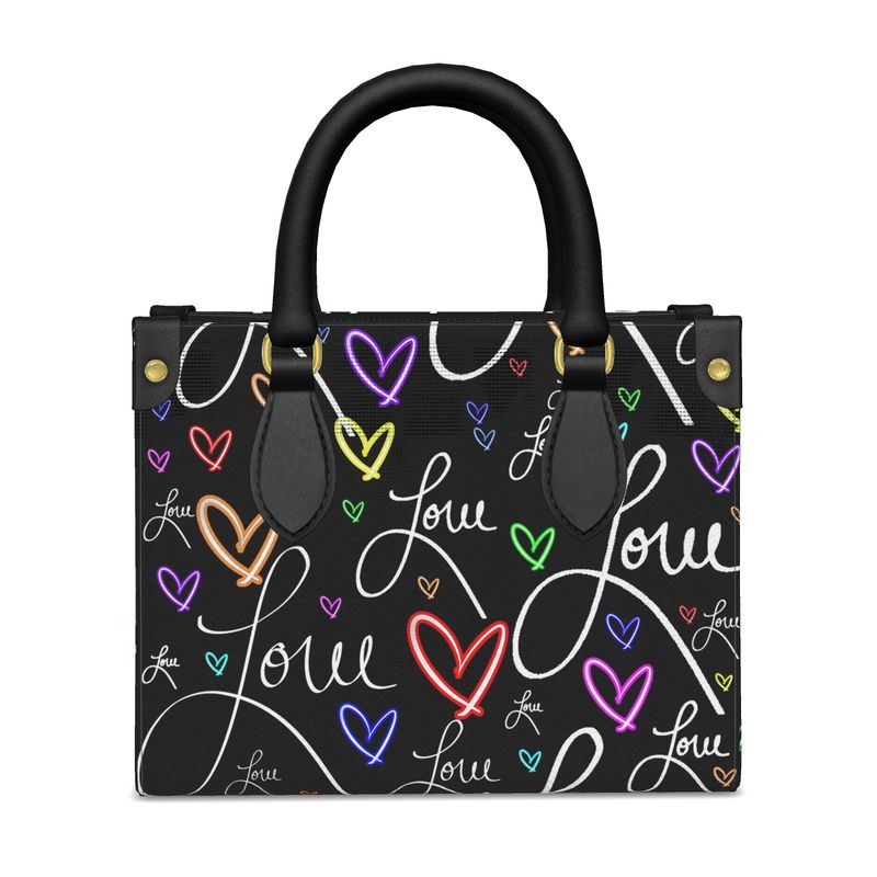 LoveAriElle | Mini Shopper Bag | Multi Color | Leather | Gold |