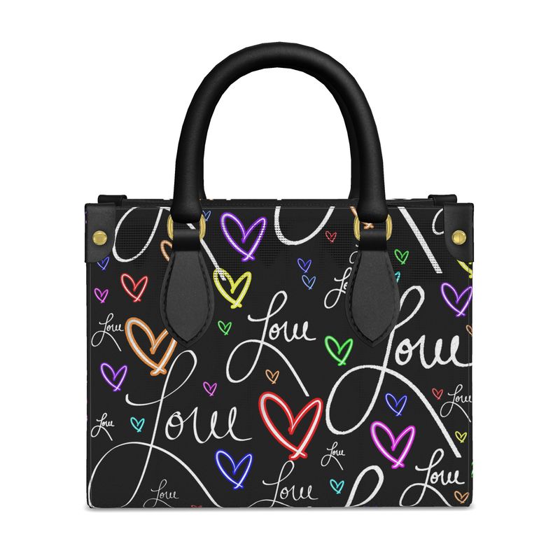 LoveAriElle | Mini Shopper Bag | Multi Color | Leather | Gold |