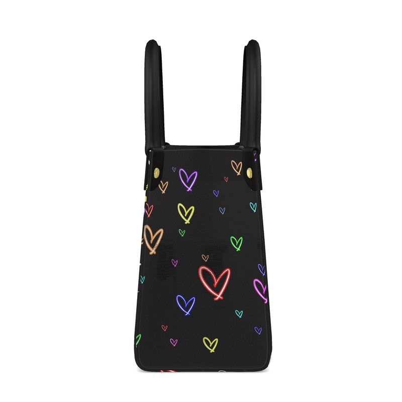 LoveAriElle | Mini Shopper Bag | Multi Color | Leather | Gold |