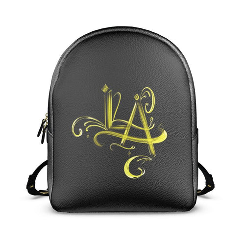 LA | Backpack | Gold | Leather |
