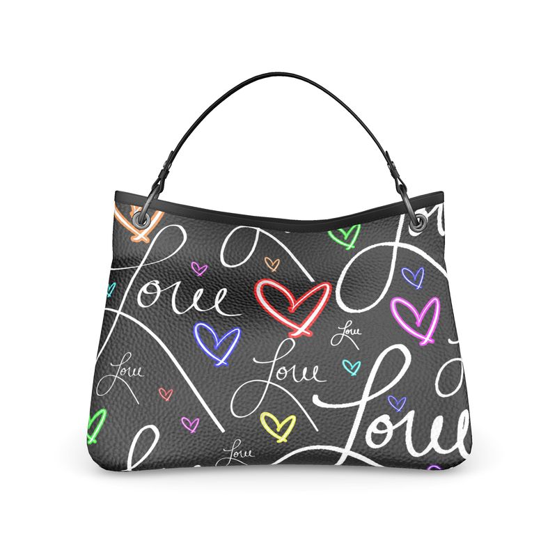 LoveAriElle | Slouch Bag | Multi Color | Leather |