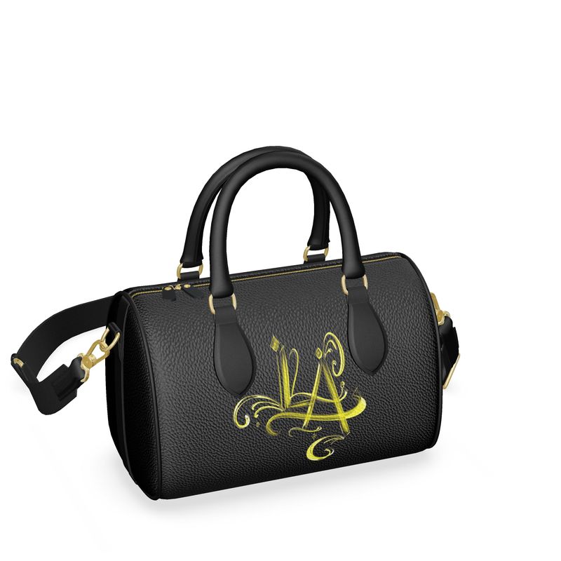 LA | Mini Duffle Bag | Leather | Gold